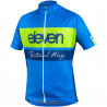 cycling jersey Horizontal F2925 black/blue