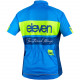 cycling jersey Horizontal F2925 black/blue