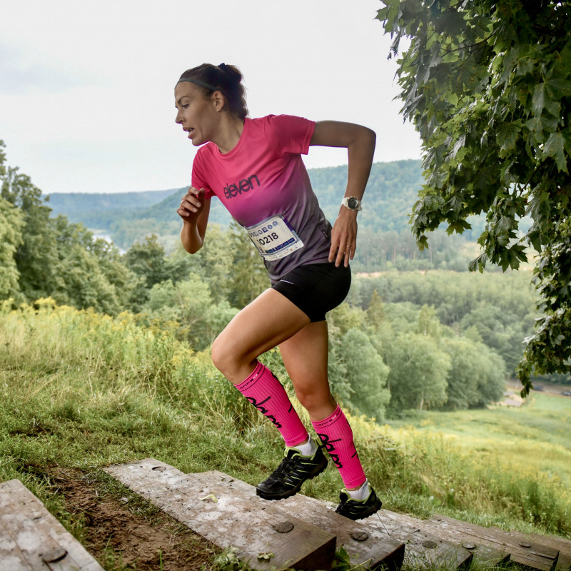 Compression socks for calves Pink