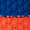 Knitted headband ELEVEN blue/orange