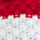 Knitted headband ELEVEN LATVIA red