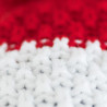 Knitted headband ELEVEN LATVIA red