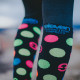 Compression socks Dots Black