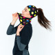 Scarve cap ELEVEN Dots Color Black