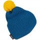 Knitted beanie EVAN blue/yellow