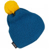 Adīta cepure EVAN zila/dzeltena