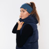 Knitted headband ELEVEN SLIM blue