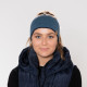 Knitted headband ELEVEN SLIM blue