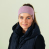 Knitted headband ELEVEN SLIM pink