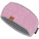Knitted headband ELEVEN SLIM pink