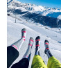 Winter socks LAHTI white/black