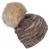 Knitted beanie SIA brown