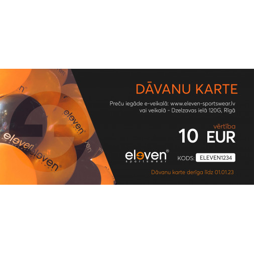 Dāvanu karte 10 EUR