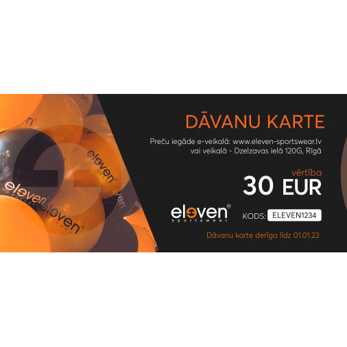 Dāvanu karte 30 EUR