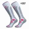 Winter socks LAHTI white/grey