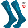 long compression socks MERINO aqua