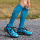 long compression socks MERINO aqua