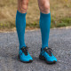 kompresijas garās zeķes MERINO aqua