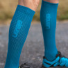 long compression socks MERINO aqua
