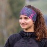 Headband ELEVEN HB Dolomiti FLORAL grey/pink