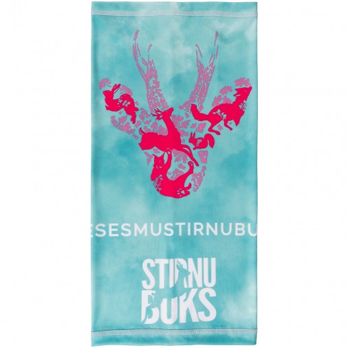 Universāla šalle Stirnu Buks 2020 sarkana