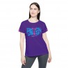 Womens sport t-shirt slim fit STIRNU BUKS 11 purple