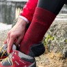 Warm socks ELEVEN MERINO VENTO chianti