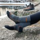 Siltās zeķes ELEVEN MERINO VENTO grey