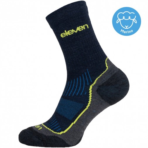 Siltās zeķes ELEVEN MERINO VENTO blue
