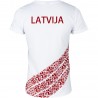 Sieviešu t-krekls LATVIJA balts