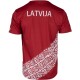 Vīriešu T-krekls LATVIJA sarkans
