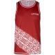 Men's sport shirt LATVIJA red