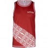 Men's sport shirt LATVIJA red