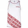 Men's sport shirt LATVIJA white
