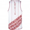 Men's sport shirt LATVIJA white