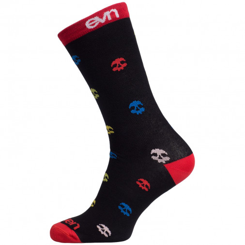 Socks SUURI Skull Black