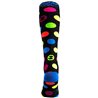 Compression socks Dots Black