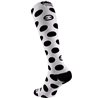 Compression socks Dots BW