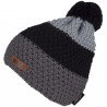 Knitted beanie POM grey