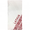 Multifunctional scarf LATVIA white
