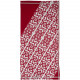 Multifunctional scarf cap LATVIA red