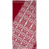 Multifunctional scarf LATVIA red