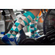 Long compression socks TRIANGLE blue