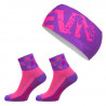 Eleven violetais komplekts: Howa zeķes un sviedru lente