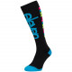 Long compression socks STRIPE black