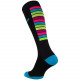 Long compression socks STRIPE black