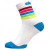 Compression socks STRADA STRIPE white