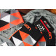 Long compression socks TRIANGLE orange