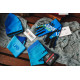 Long compression socks MONO blue