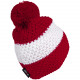 Knitted beanie POM LATVIA red